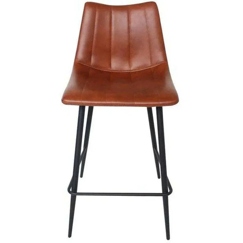 Counter Stool Brown Set Brown Contemporary - LOOMLAN - Moe's Home - Counter Stools
