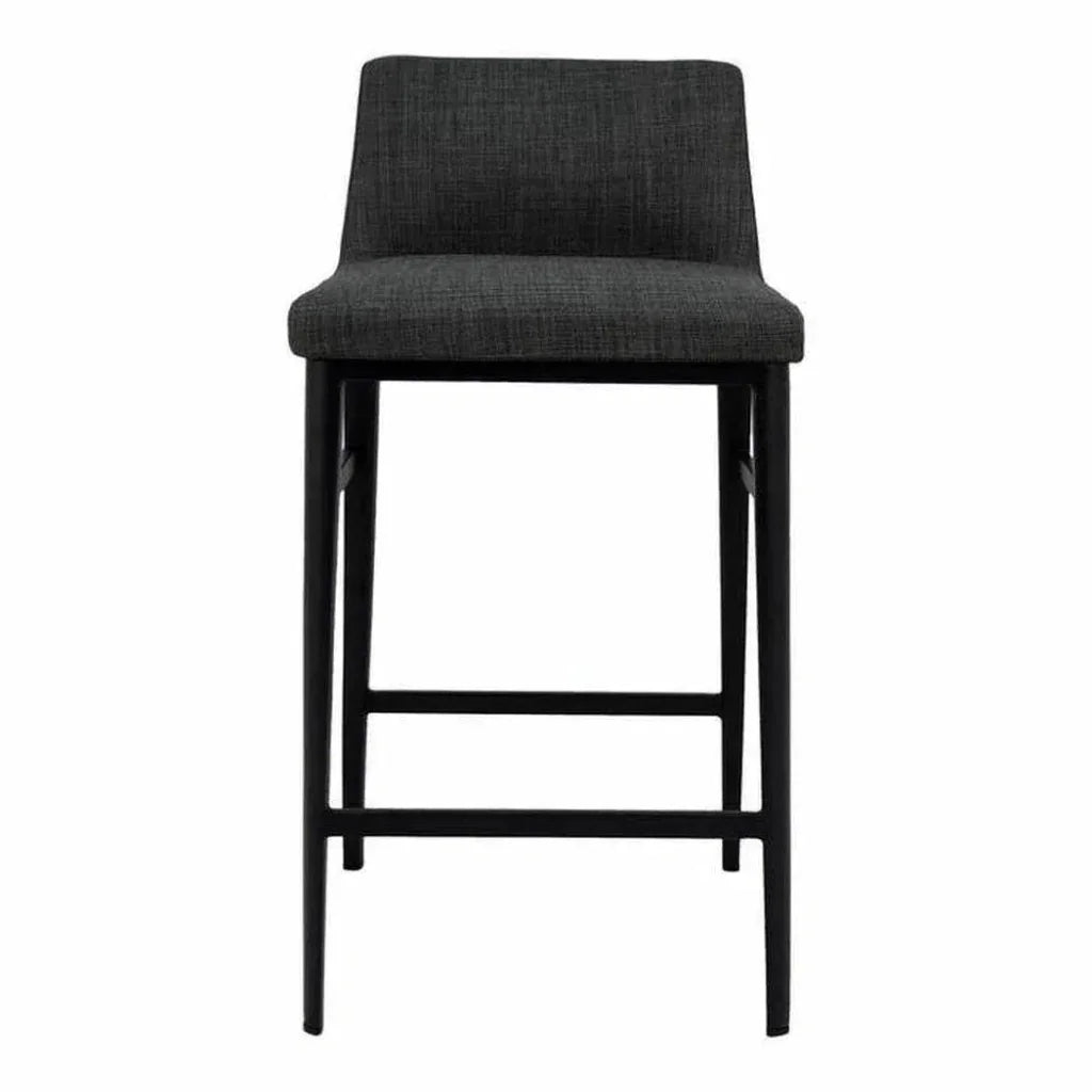 Counter Stool Charcoal Grey Contemporary - LOOMLAN - Moe's Home - Counter Stools