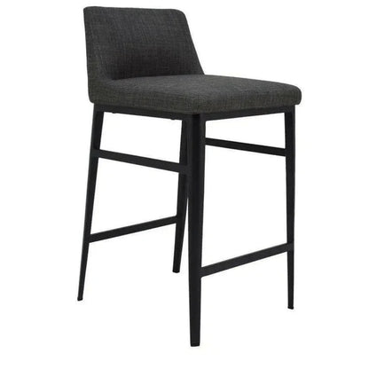 Counter Stool Charcoal Grey Contemporary - LOOMLAN - Moe's Home - Counter Stools