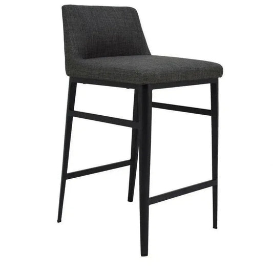 Counter Stool Charcoal Grey Contemporary - LOOMLAN - Moe's Home - Counter Stools