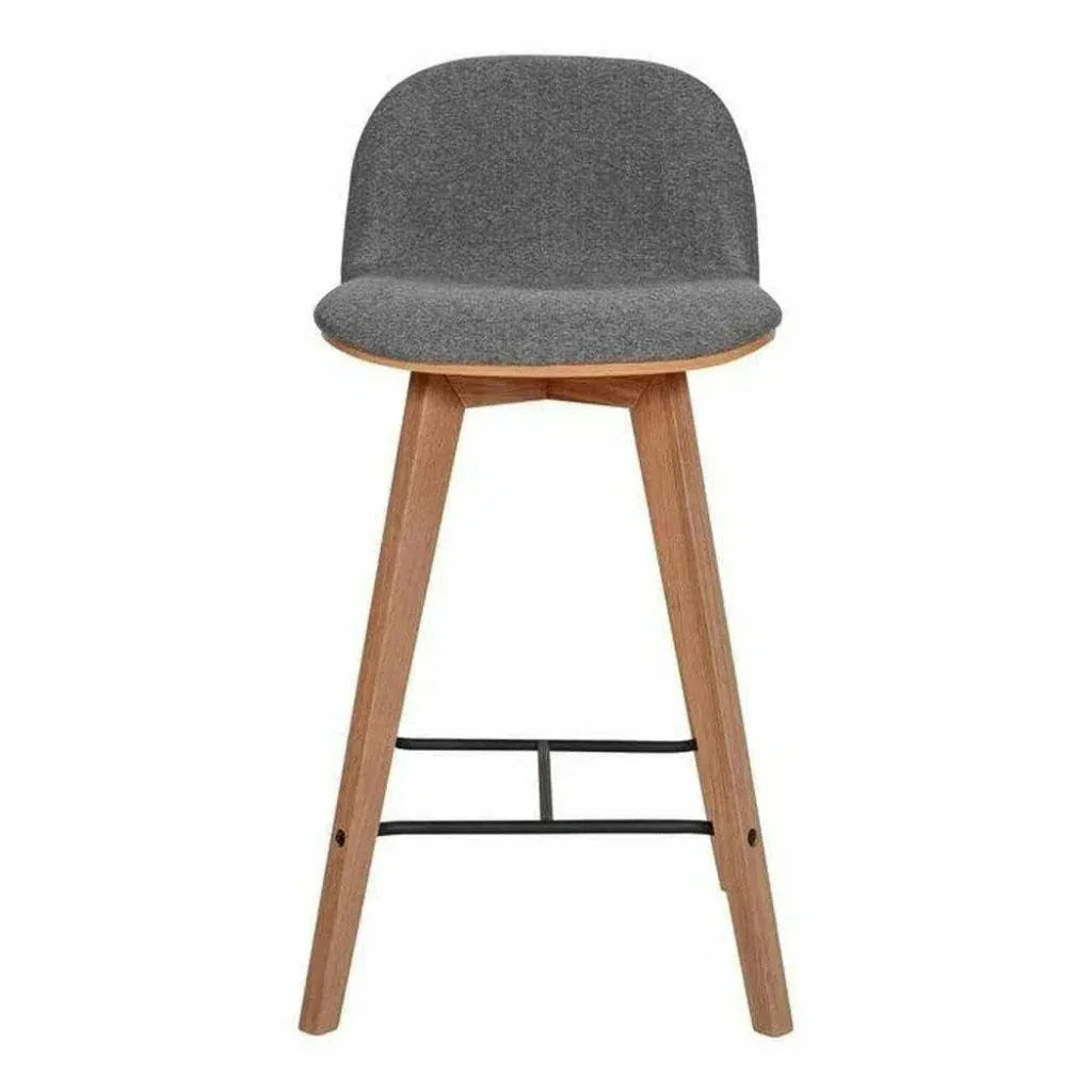 Counter Stool Grey Scandinavian - LOOMLAN - Moe's Home - Counter Stools