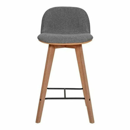 Counter Stool Grey Scandinavian - LOOMLAN - Moe's Home - Counter Stools