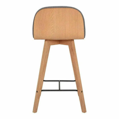 Counter Stool Grey Scandinavian - LOOMLAN - Moe's Home - Counter Stools