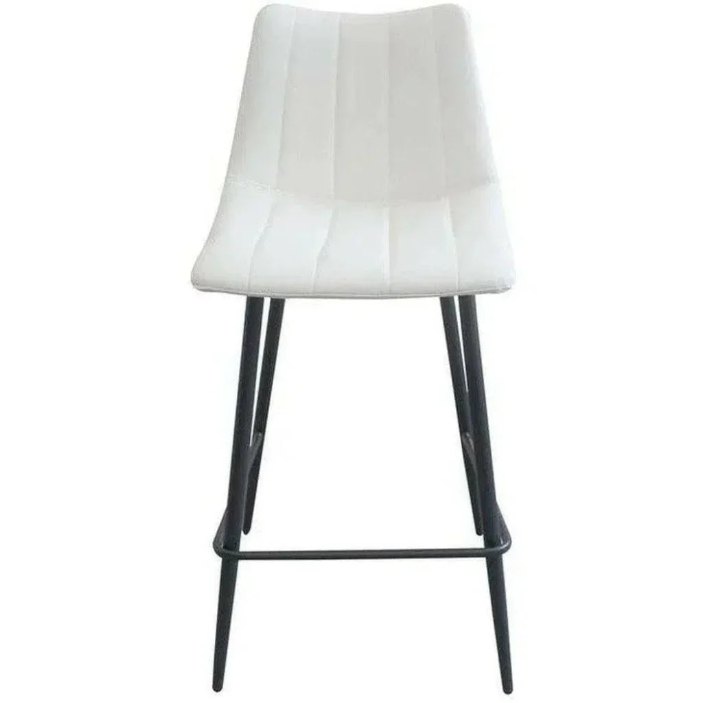 Counter Stool Ivory Set White Contemporary - LOOMLAN - Moe's Home - Counter Stools