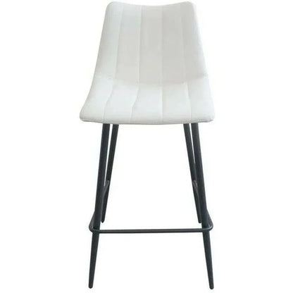 Counter Stool Ivory Set White Contemporary - LOOMLAN - Moe's Home - Counter Stools