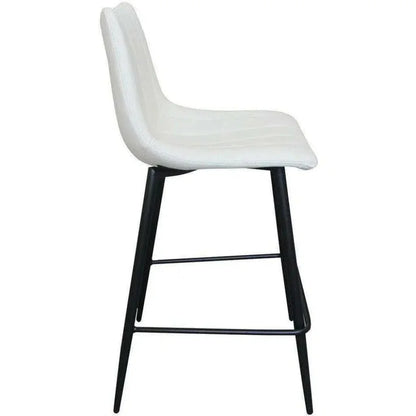 Counter Stool Ivory Set White Contemporary - LOOMLAN - Moe's Home - Counter Stools
