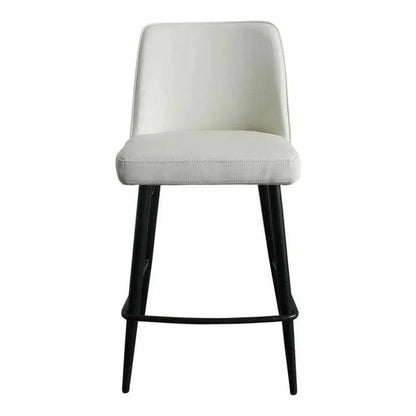 Counter Stool Ivory White Contemporary - LOOMLAN - Moe's Home - Counter Stools