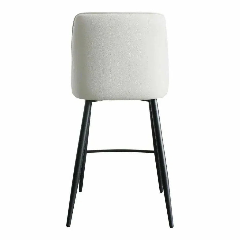 Counter Stool Ivory White Contemporary - LOOMLAN - Moe's Home - Counter Stools