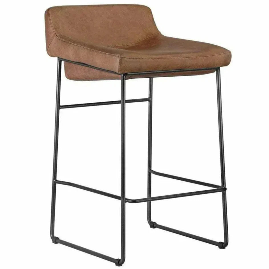 Counter Stool Open Road Brown Contemporary - LOOMLAN - Moe's Home - Counter Stools