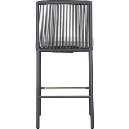 Counter StoolSet of Two - Grey Outdoor-Outdoor Counter Stools-Seasonal Living-LOOMLAN