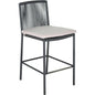 Counter StoolSet of Two - Grey Outdoor-Outdoor Counter Stools-Seasonal Living-LOOMLAN