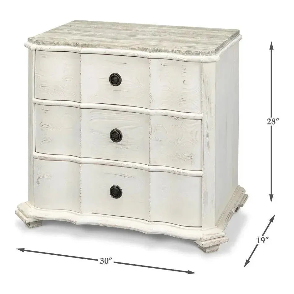 Courbee Bungalow Nightstand - LOOMLAN - Sarreid - Nightstands