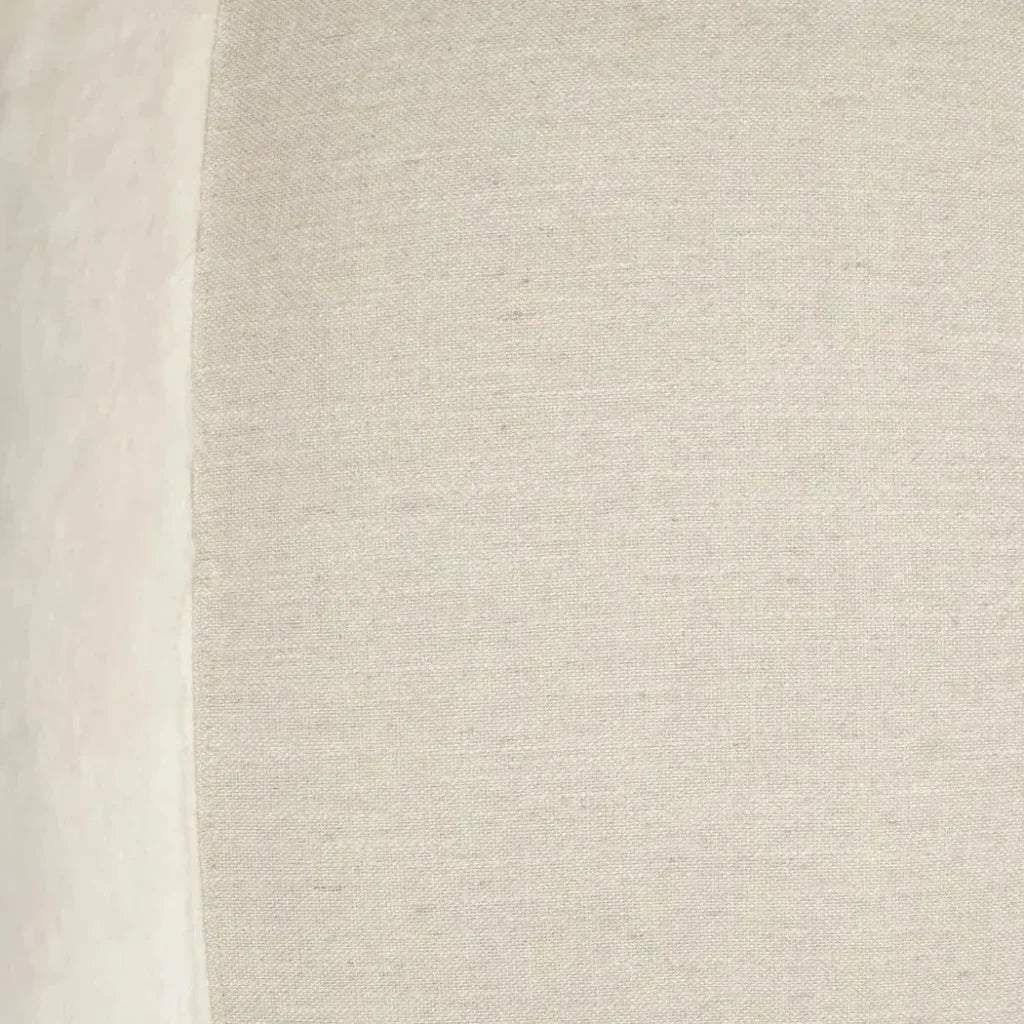 Courchevel Cream Faux Fur Large Throw Pillow Insert - LOOMLAN - D.V. Kap - Throw Pillows