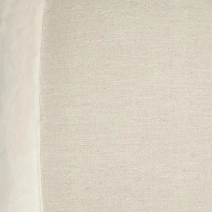 Courchevel Cream Faux Fur Large Throw Pillow Insert - LOOMLAN - D.V. Kap - Throw Pillows