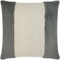Courchevel Faux Fur Grey Large Throw Pillow Insert - LOOMLAN - D.V. Kap - Throw Pillows