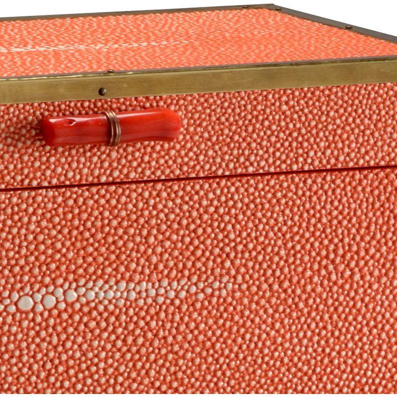 Cousteau Faux Shagreen Wrapped Nesting Box (Set of 3) - LOOMLAN - Wildwood - Boxes & Bowls