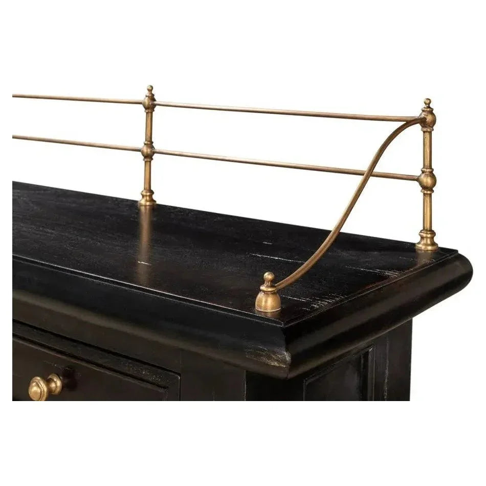 Covent Gardens Sideboard Ebony - LOOMLAN - Sarreid - Sideboards