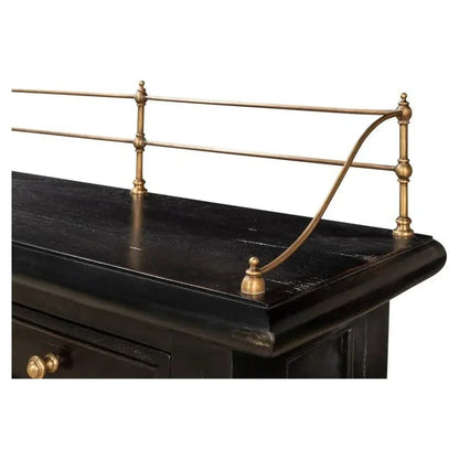 Covent Gardens Sideboard Ebony - LOOMLAN - Sarreid - Sideboards