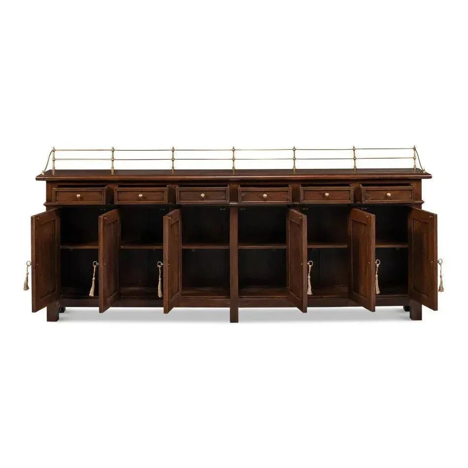 Covent Gardens Sideboard Walnut - LOOMLAN - Sarreid - Sideboards