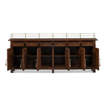 Covent Gardens Sideboard Walnut - LOOMLAN - Sarreid - Sideboards