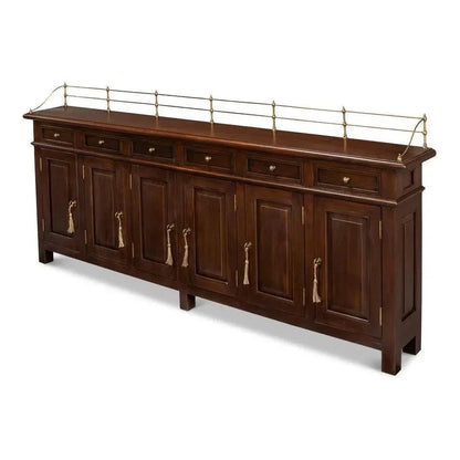 Covent Gardens Sideboard Walnut - LOOMLAN - Sarreid - Sideboards