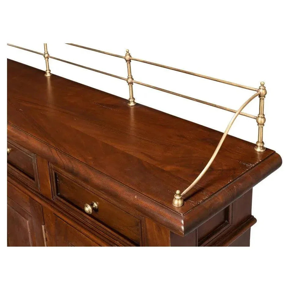 Covent Gardens Sideboard Walnut - LOOMLAN - Sarreid - Sideboards