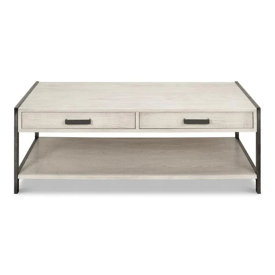Covet Cocktail Coffee Table With Drawers & - LOOMLAN - Sarreid - Coffee Tables