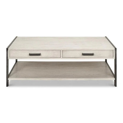 Covet Cocktail Coffee Table With Drawers & - LOOMLAN - Sarreid - Coffee Tables