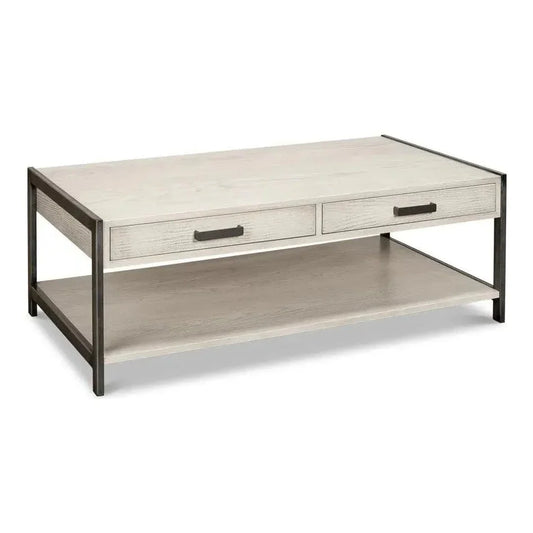 Covet Cocktail Coffee Table With Drawers & - LOOMLAN - Sarreid - Coffee Tables