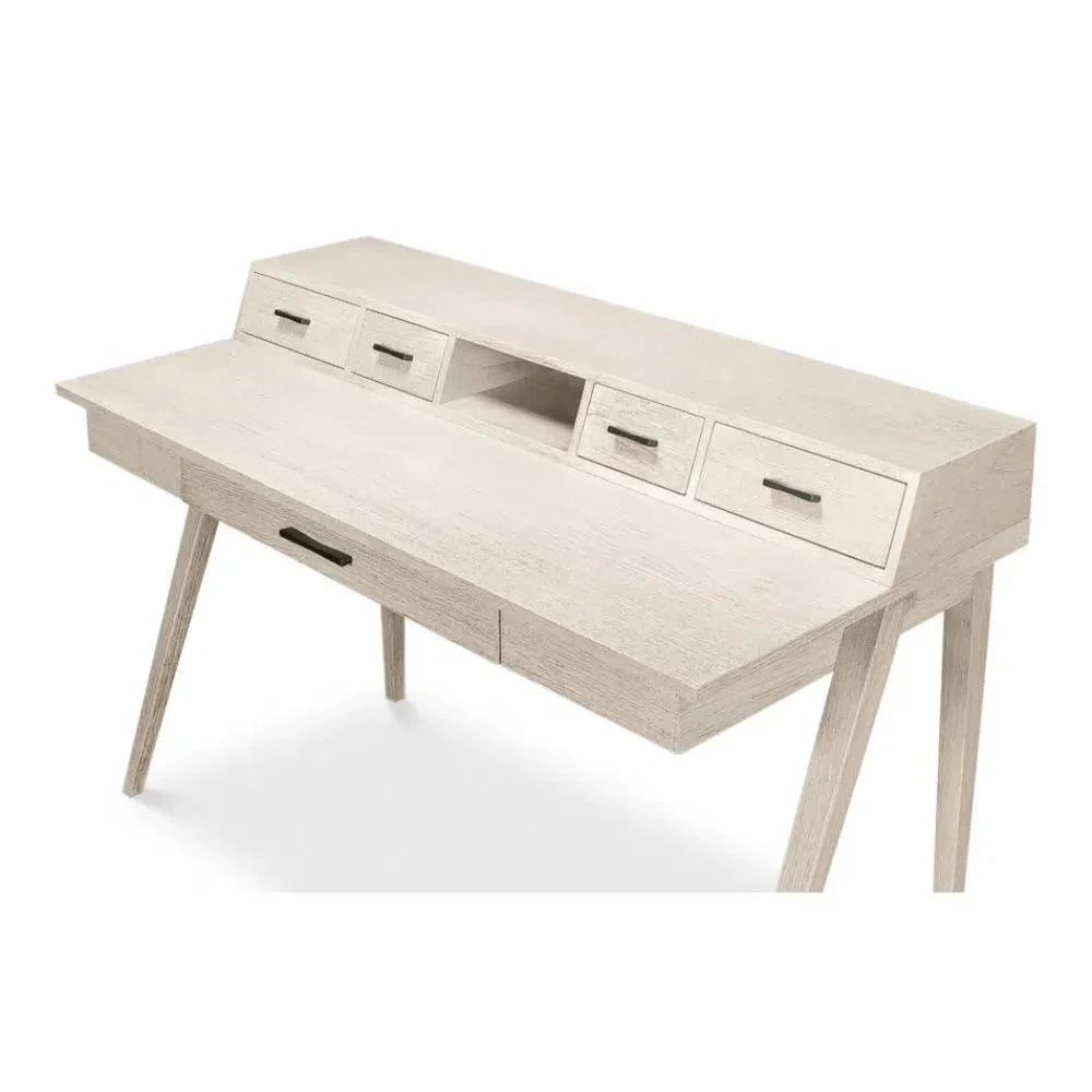 Covet Home Office Desk-Home Office Desks-Sarreid-LOOMLAN