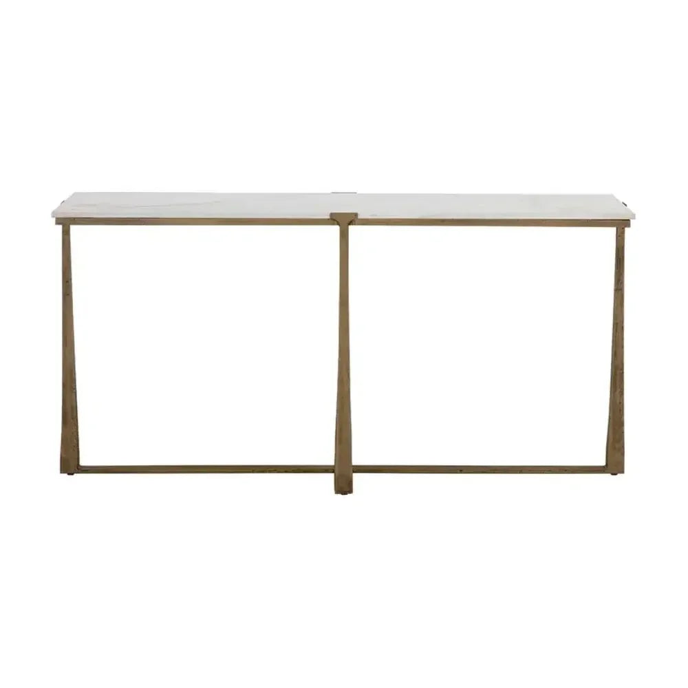 Cowell Marble Top Sofa Table - LOOMLAN - SUNPAN - Console Tables