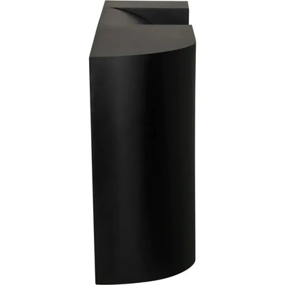 Crafter Console By Noir Black Industrial Steel - LOOMLAN - Noir - Console Tables