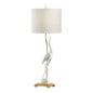 Crane Silhouette Design White Table Lamp - LOOMLAN - Wildwood - Table Lamps