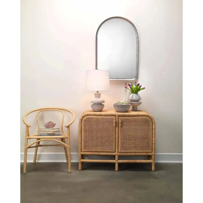 Cream Ceramic Foundation Decorative Vase - LOOMLAN - Jamie Young - Vases & Jars