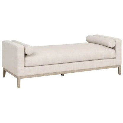 Cream Chaise Lounge Living Room Solid Frame - LOOMLAN - Essentials For Living - Chaises