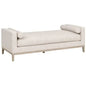 Cream Chaise Lounge Living Room Solid Frame - LOOMLAN - Essentials For Living - Chaises
