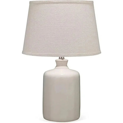 Cream Glass Cream Milk Jug Table Lamp - LOOMLAN - Jamie Young - Table Lamps