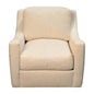 Cream Swivel Club Chair Sophie Zion Hot & Bae Porcelain - LOOMLAN - Peninsula Home - Club Chairs