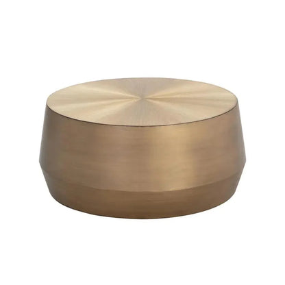 Creed Metal Drum Coffee Table - LOOMLAN - SUNPAN - Coffee Tables
