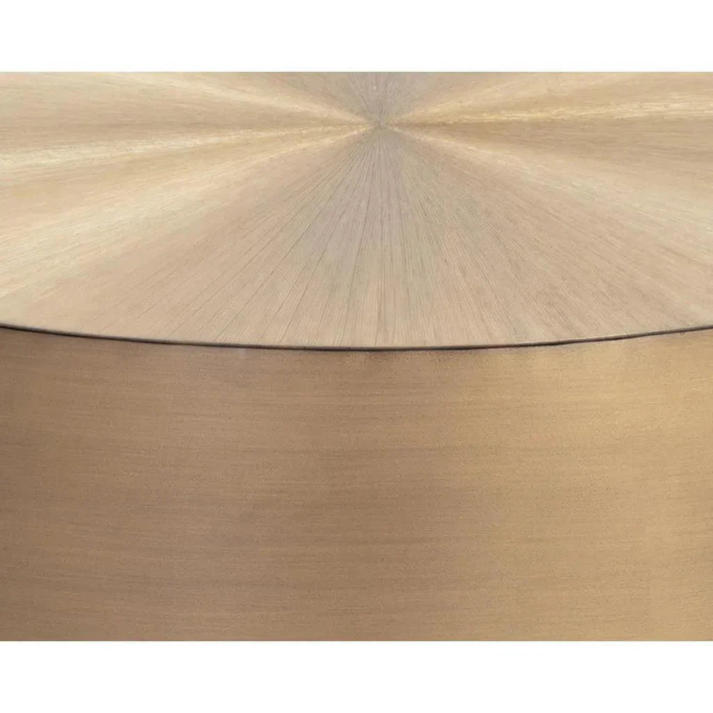 Creed Metal Drum Coffee Table - LOOMLAN - SUNPAN - Coffee Tables