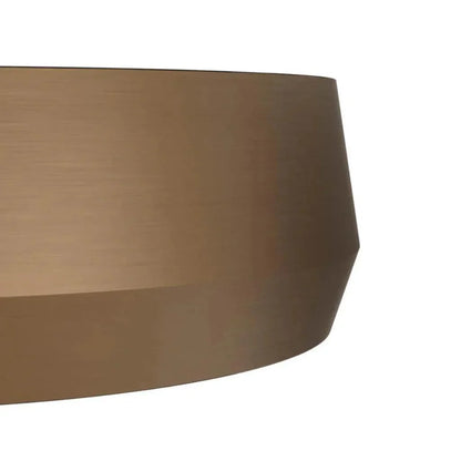 Creed Metal Drum Coffee Table - LOOMLAN - SUNPAN - Coffee Tables