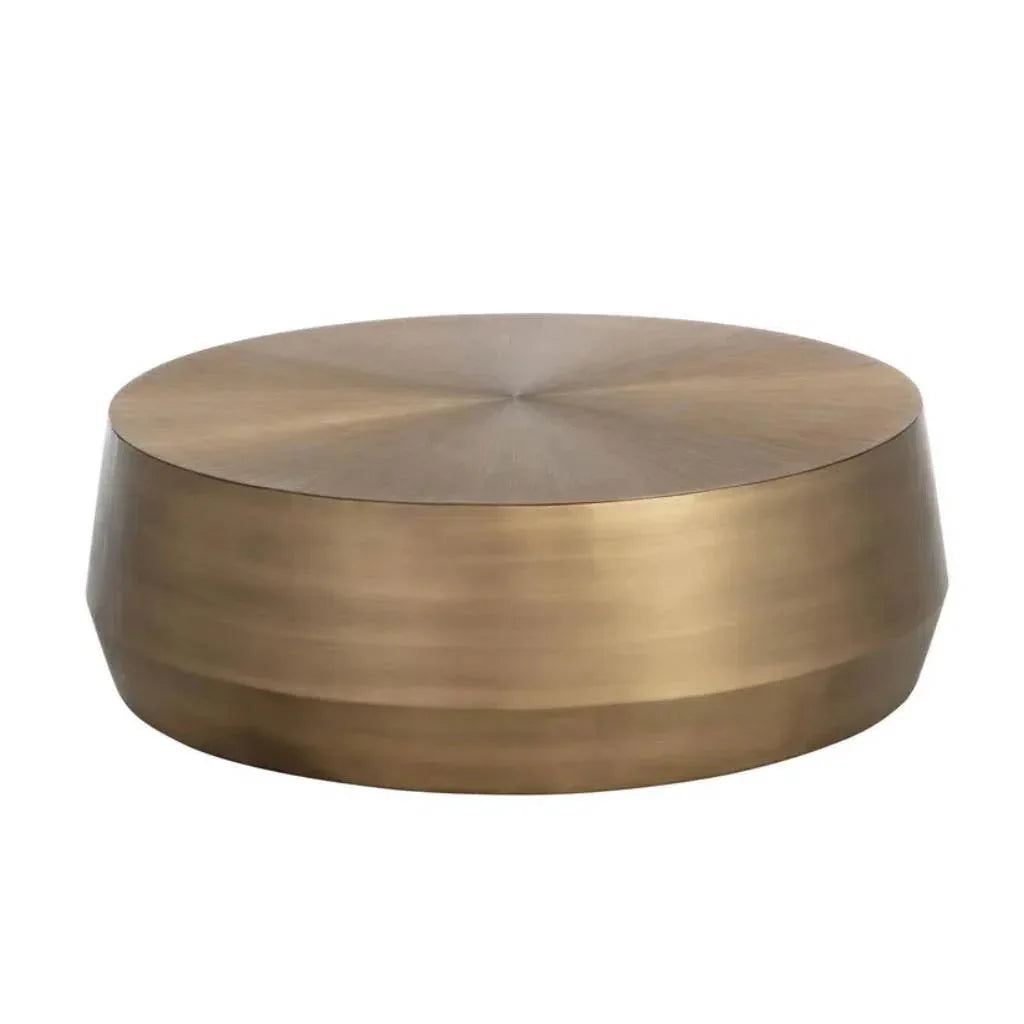 Creed Metal Drum Coffee Table - LOOMLAN - SUNPAN - Coffee Tables