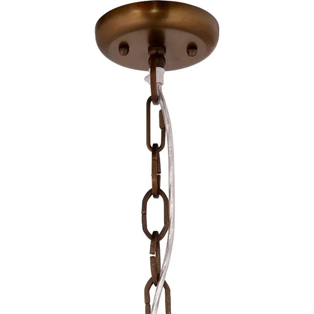 Creekside Beaded Pendant Slate Blue Lighting - LOOMLAN - Jamie Young - Pendants