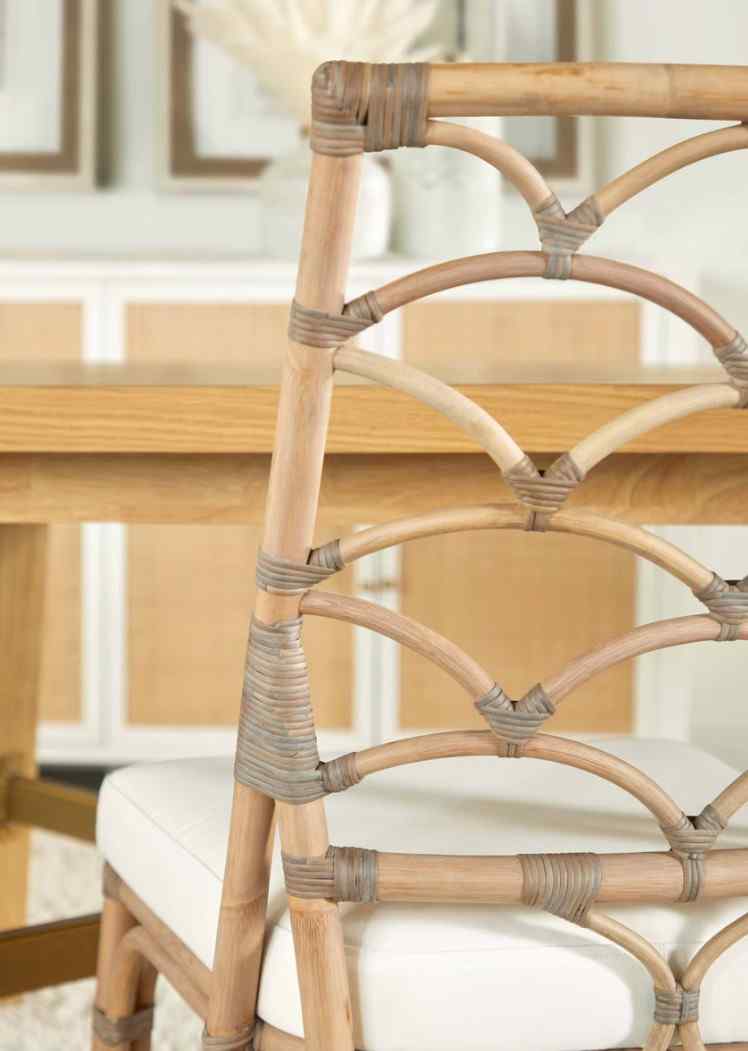 Crescent Fabric Armless Dining Chair 2PC