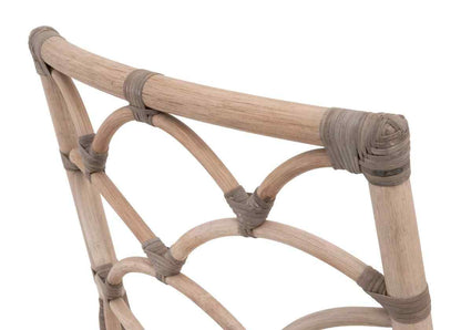 Crescent Fabric Armless Dining Chair 2PC