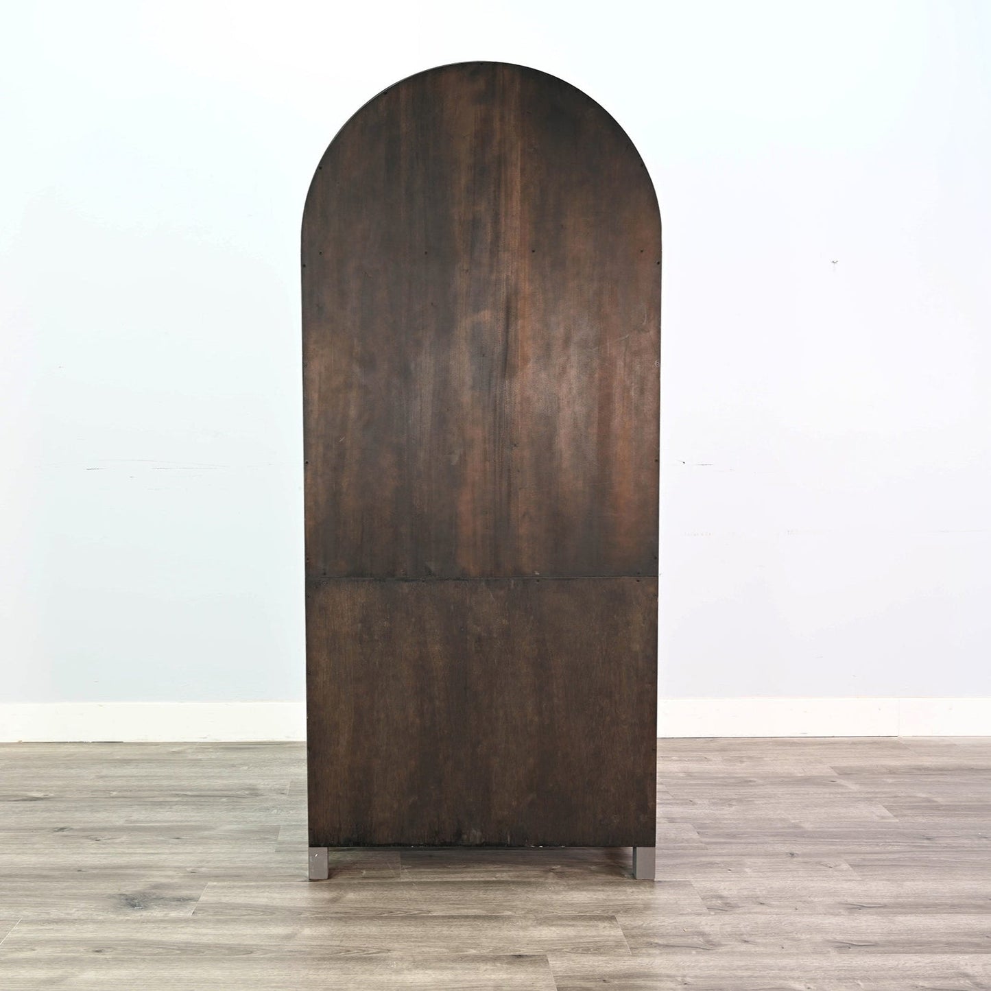 Crescent Hill Arched Two Doors Wooden Display Cabinet