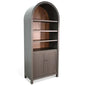 Crescent Hill Arched Two Doors Wooden Display Cabinet