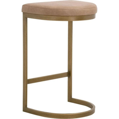 Cresta Counter Stool Gold Finish Best Seller - LOOMLAN - Essentials For Living - Counter Stools