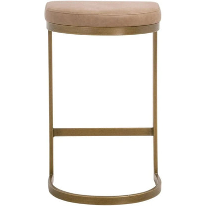 Cresta Counter Stool Gold Finish Best Seller - LOOMLAN - Essentials For Living - Counter Stools
