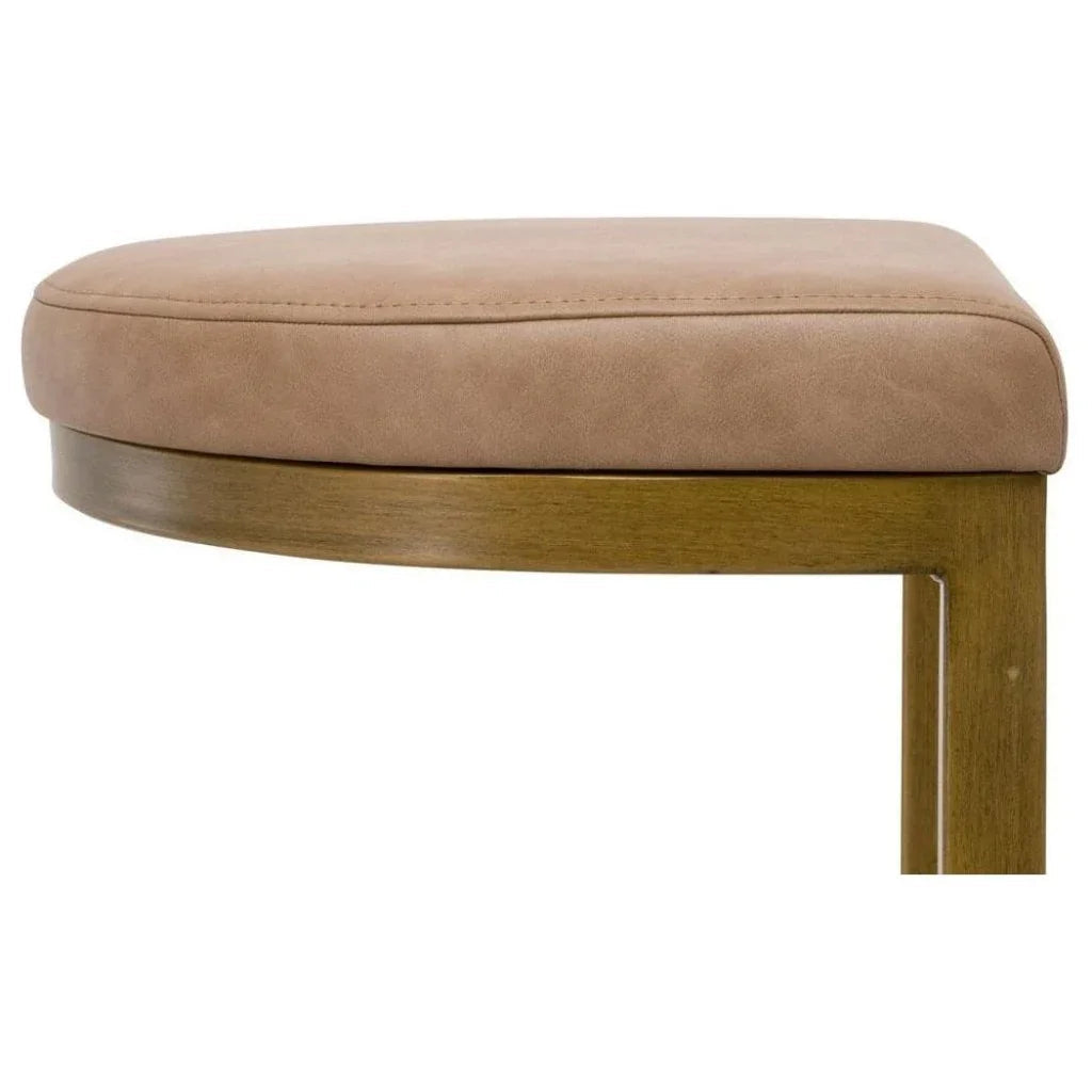 Cresta Counter Stool Gold Finish Best Seller - LOOMLAN - Essentials For Living - Counter Stools